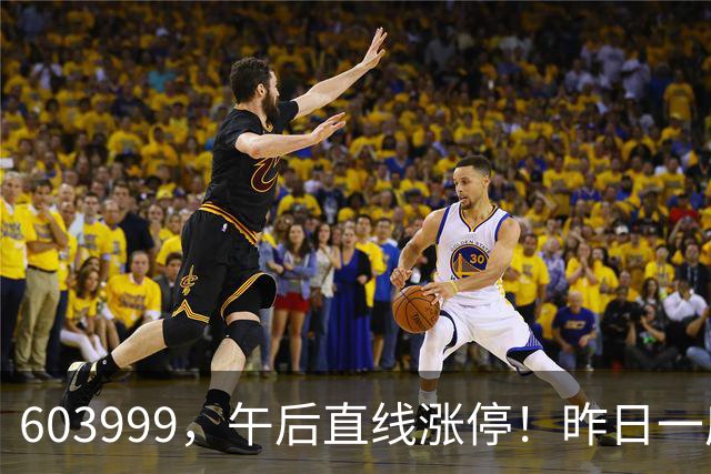 603999，午后直线涨停！昨日一度跌停